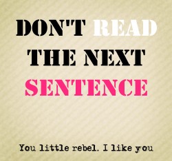 don't-read-sentence